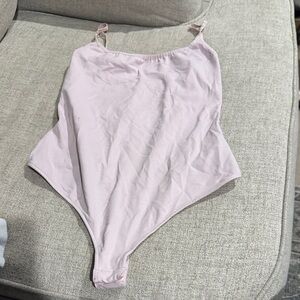 Free People Soft Pink Bodysuit